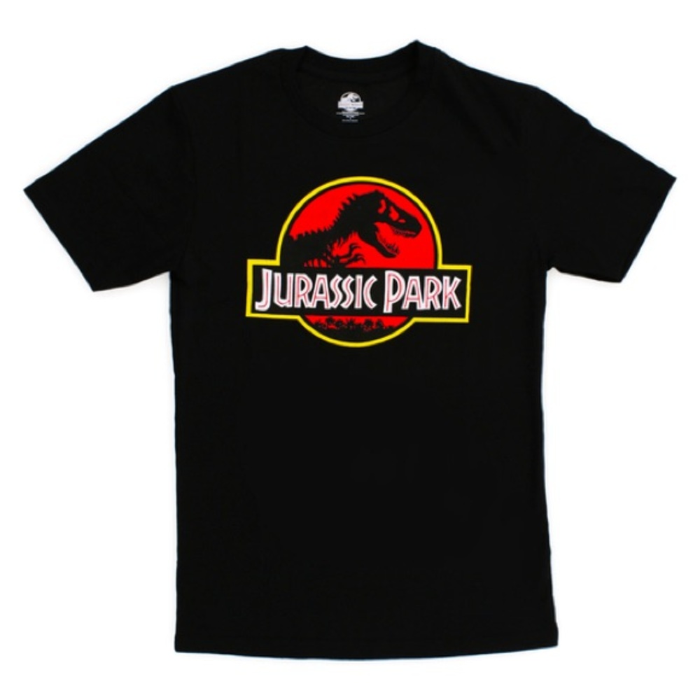 NWT Adult Small Jurassic Park Logo T-shirt